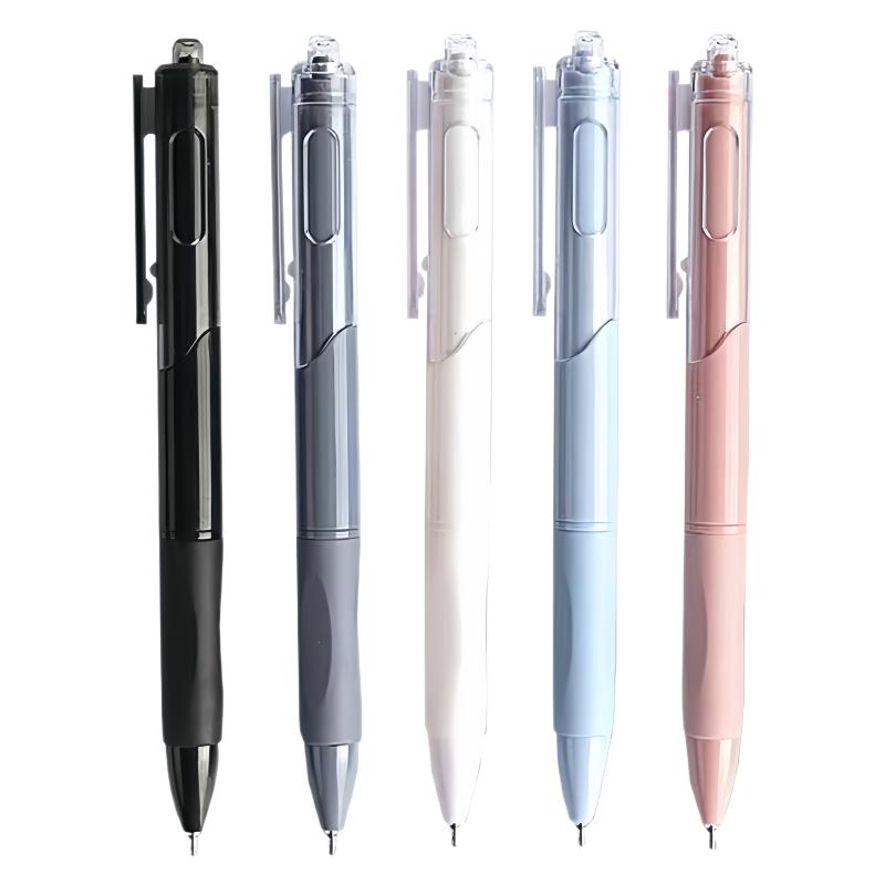 ST头速干正姿刷题笔小白笔学生考试专用按压高颜值中性笔签字笔