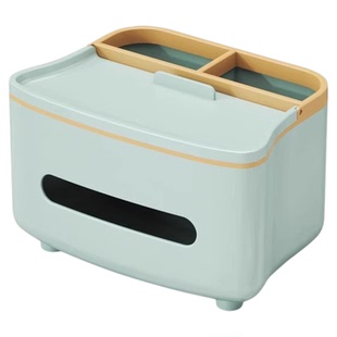 轻奢纸巾盒客厅高档纸巾盒茶几多功能遥控器收纳家用桌面创意摆件