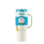 杯具熊巨无霸吸管保温杯高颜值大容量车载水杯冰霸双饮杯子女新款