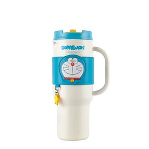 杯具熊巨无霸吸管保温杯高颜值大容量车载水杯冰霸双饮杯子女新款