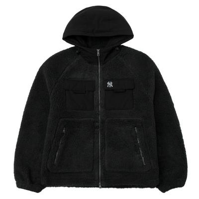 【自营】MLB美职棒男装女装简约时尚休闲保暖羊羔绒外套3AFDB0146