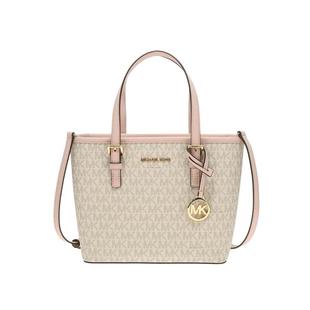 【官方正品】MK女包菜篮子 JET SET老花拼色托特包单肩手提斜挎包