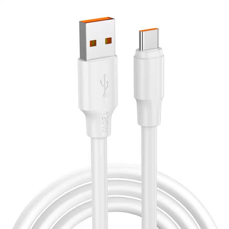 120w神龙线Type-c数据线6A超级快充玉莲适用华为tpye加粗加长66W