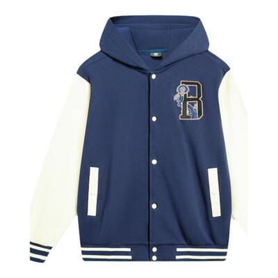 李宁开衫男子户外连帽宽松卫衣