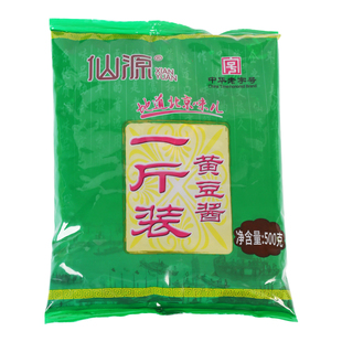 500克*5袋仙源一斤装黄豆酱老北京黄酱炸酱用酱拌馅酱炖鱼酱特产