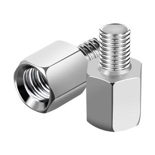 电动摩托车反光镜转换螺丝后视镜增高螺丝8/10mm电瓶车正丝转换头