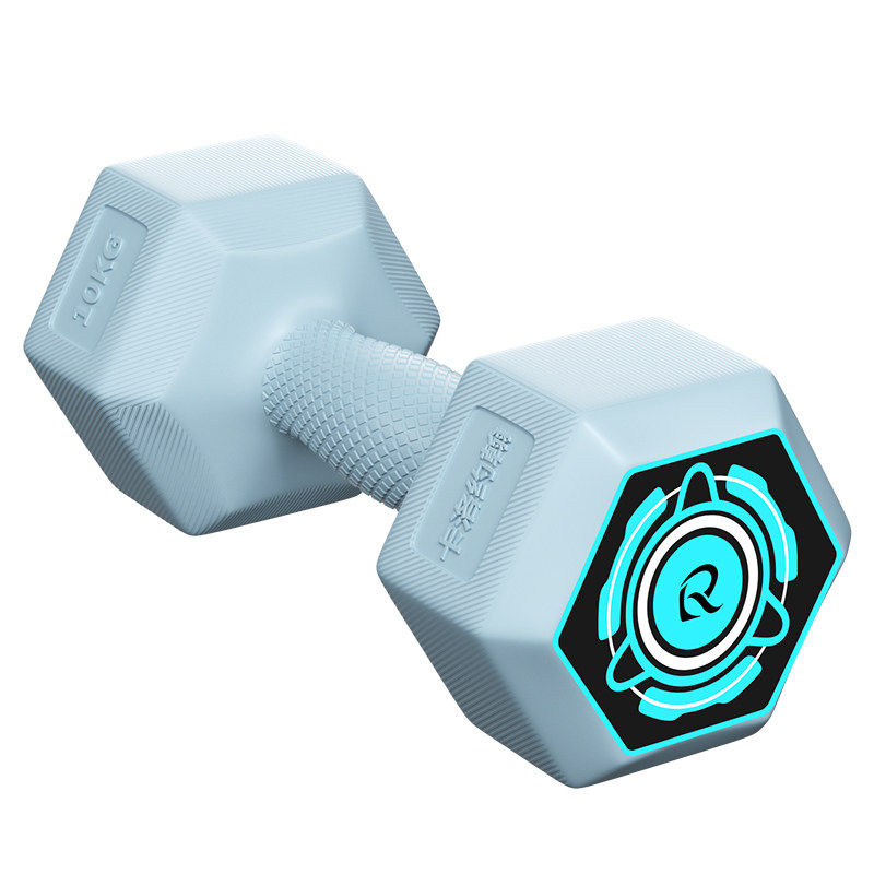 哑铃健身男士家用六角5kg一对杠铃运动器材10公斤青少年锻炼女士