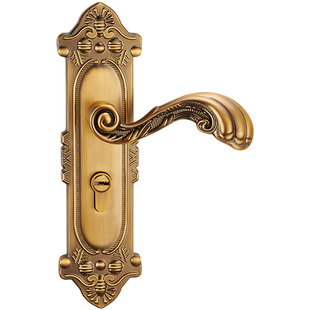 雷鸟老式门锁旧门换锁家用通用型房间门把手欧式静音卫生间木门锁