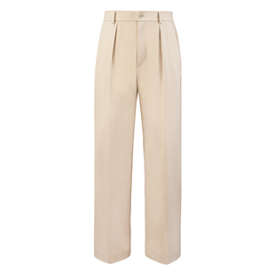 【冰感抗皱匹马棉】CULTUM单褶弹力腰运动卫裤休闲西裤男直筒裤子