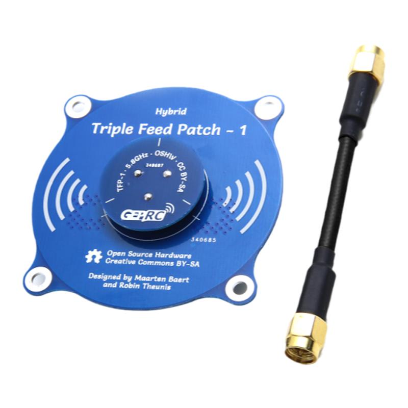 格普GEPRC Triple Feed Patch-1 左右旋 兼容  5.8G 发射接收天线