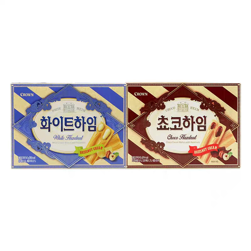韩国进口休闲零食品克蛋卷巧克力