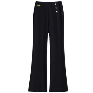 阔腿裤女2022年新款秋冬装高腰显瘦舞蹈裤长裤子垂坠高级感大脚裤