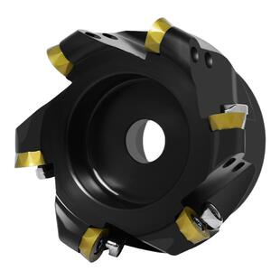 数控EMR圆鼻铣刀盘50r5面铣床刀盘80/100/63R6加工中心铣面飞刀盘