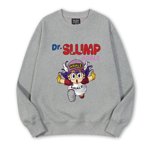 阿拉蕾卡通七龙珠男女情侣悟空日系可爱圆领卫衣潮学生青少年童装