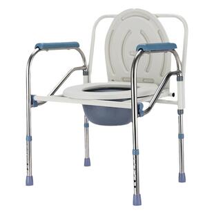 老年人坐便椅孕妇多功能浴室坐厕椅可折叠移动马桶坐便器农村用