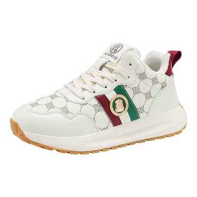 杜莎贝琪2025秋冬皮面新款运动鞋