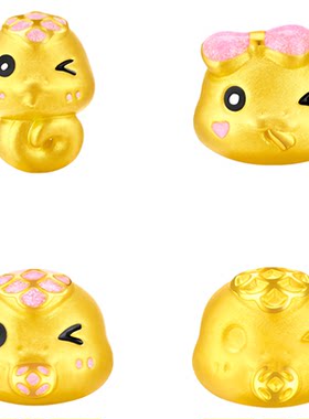 周大福SOINLOVE黄金转运珠