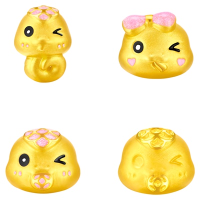 周大福SOINLOVE黄金转运珠