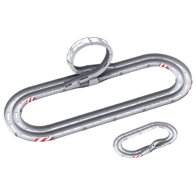 四驱车双轨跑道立交飞龙双玩法