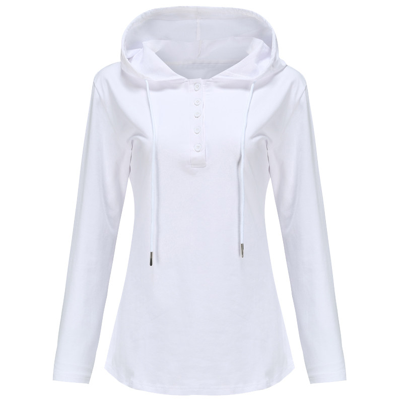 套头连帽卫衣t恤女宽松大码长袖打底衫春秋薄中长款韩版学生上衣