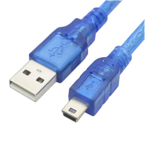 USB转Mini 5P梯形充电数据线 电脑MP3 MP4通用5针T型接口连接线