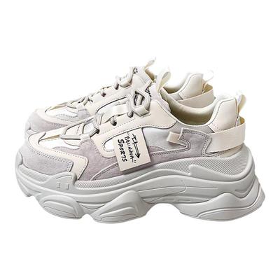 KBNB休闲百搭真皮厚底运动老爹鞋