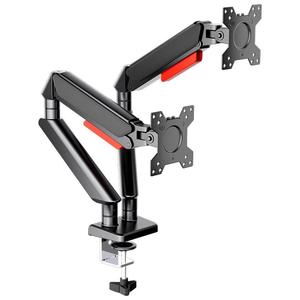 置简双屏显示器支架一拖二机械臂台式电脑双臂通用底座屏幕支撑架