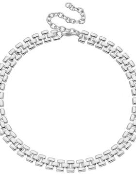 欧美经典表带项链冷淡风脖链