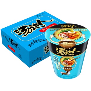 汤达人官方旗舰店杯面海鲜拉面整箱速食方便面泡面推荐