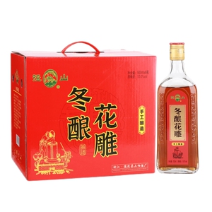 径山干型礼盒八瓶黄酒手工酿造