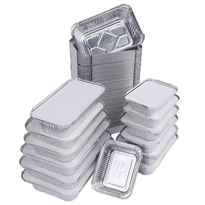 加厚锡纸盒烧烤专用锡箔纸盘碗