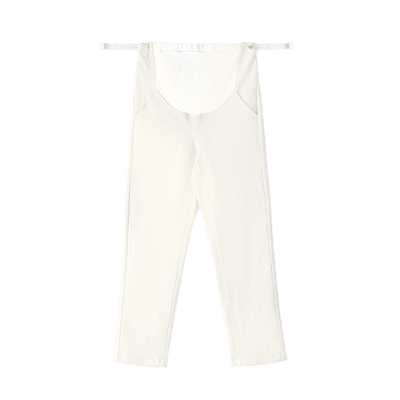 美国费雪U型托腹孕妇直筒裤秋冬