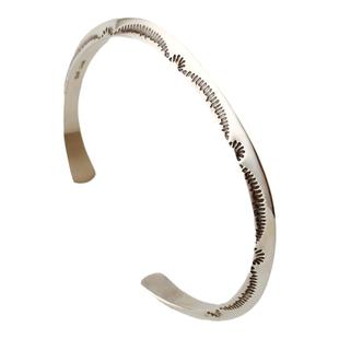 一休老银匠松井直毅Dearblossom高桥吾郎风格925纯银棱形银手镯