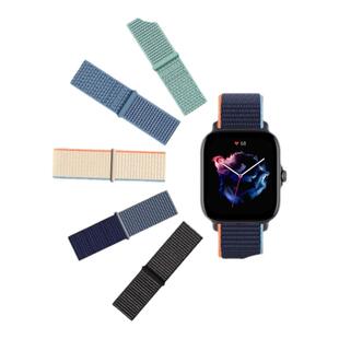 适用小米watch s4表带华米Amazfit GTR4/3/2pro手表 GTS4尼龙编织表带小米S2智能运动color2腕带balance/Bip5