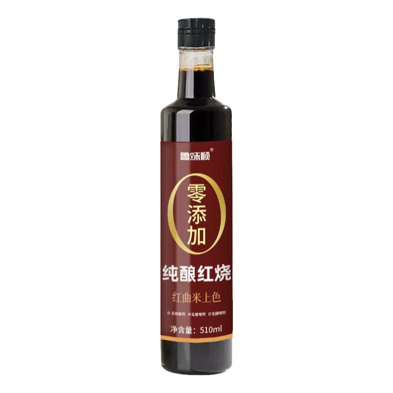 鲁味顺0添加纯酿红烧酱油510ml