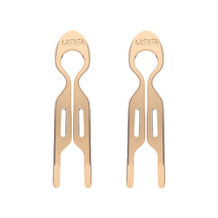 Latata万能小鱼盘发簪盘发神器丸子头半扎发气质U型金属簪子发钗