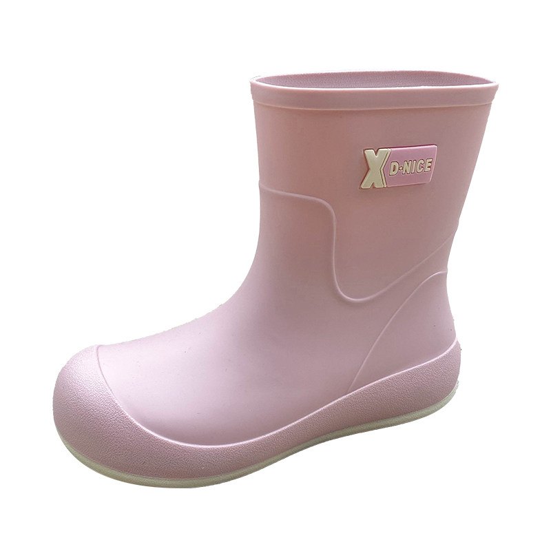 千牧芙雨鞋女款2026新款加绒漂亮的雨靴可爱防水鞋水靴防滑胶鞋