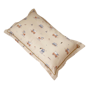 纯棉儿童枕套30x50cm全棉双层纱宝宝透气枕头套学生枕芯内胆套罩