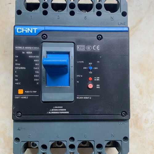 咨询后拍正泰NXMLE-400S/4300B塑壳断路器 4P 带漏电
