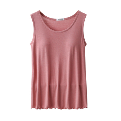 莫代尔夏季薄款休闲纯色吊带睡裙