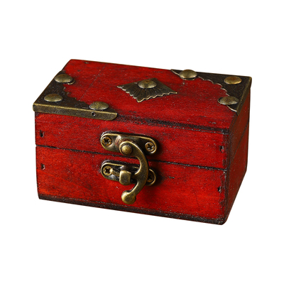 仿古做旧小宝箱密码锁迷你木盒