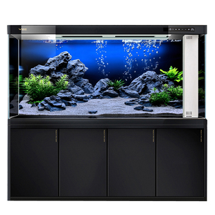 弥禾堂鱼缸背景纸高清3d立体壁纸定制溪流缸超白鱼缸贴纸鱼缸挂画