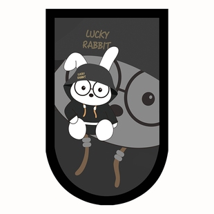 卧室电脑椅地垫儿童学习区椅子地毯书房书桌转椅下防滑脚垫子拱形