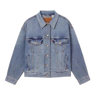 【商场同款】Levi's李维斯女士美式复古宽松牛仔夹克外套A1743