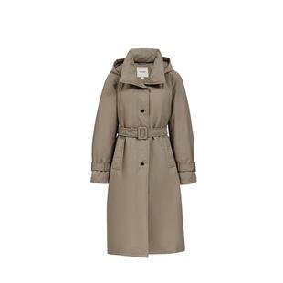 绫致Vero Moda羽绒服2026秋冬新款可拆腰带帽子袖袢风衣简约百搭