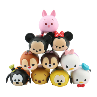 适用宝马mini汽车卡通摆件车载可爱米奇小公仔仪表台装饰气球摆件