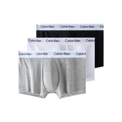【自营】Calvin Klein/凯文克莱男士舒适平角内裤三条装U2662G001