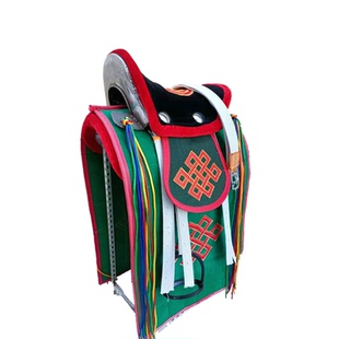 内蒙古工艺品马鞍子全套马具牛皮新款大马游客鞍小马骑士马术用品