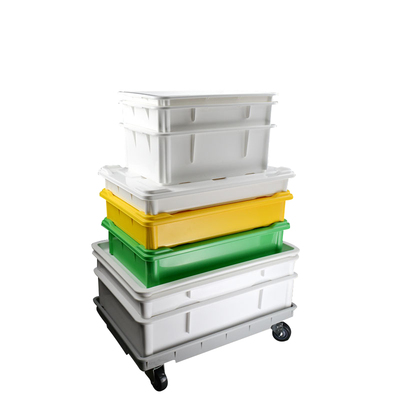 披萨箱子比萨面团箱 存储箱批萨盒白色面团存储箱周转箱盖DOUGH箱