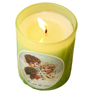 《小绿瓶》柑橘香薰蜡烛礼物卧室女生淡香木质香味檀香玉龙茶茉莉